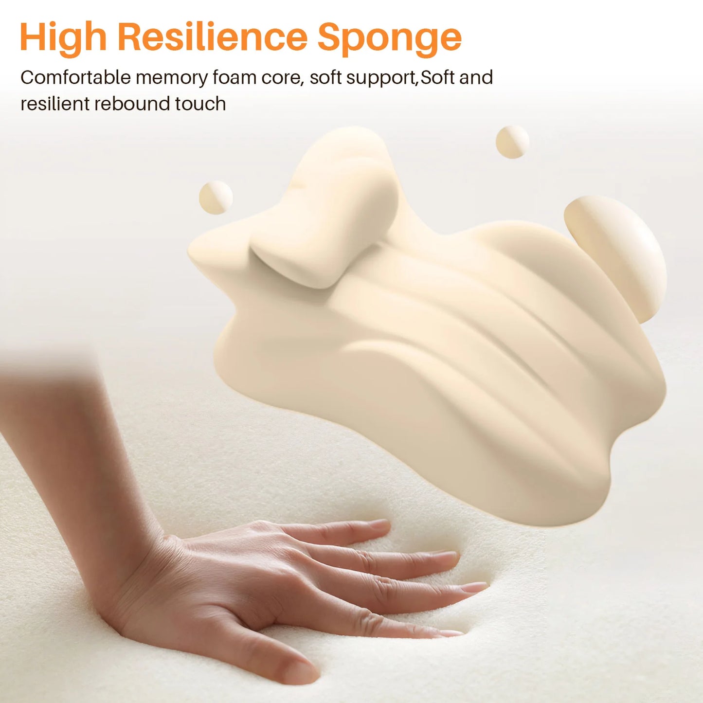 Premium Memory Foam Wedge Pillow - Ergonomic Multi-Position Support