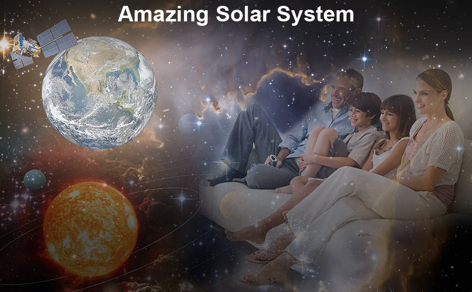 Starry Sky Projector - 13 Planet Discs LED Night Light